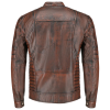 vintage brown leather jacket for men