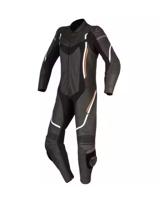 Professional One-Piece Leather Motorbike Racing Suit – CE Approved