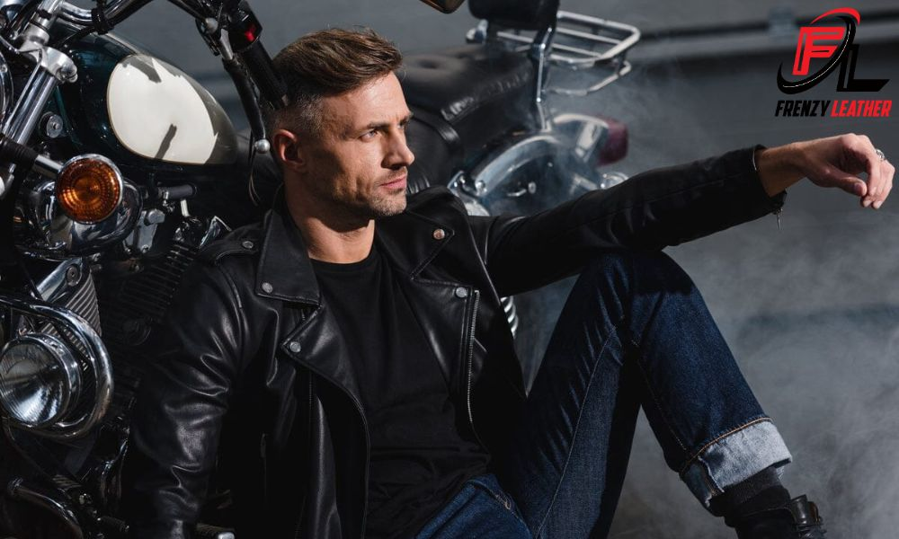trendy leather jacket style