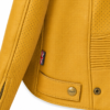 Rear Waist Detail of Triumph Braddan Air Race Leather Motorcycle Jacket